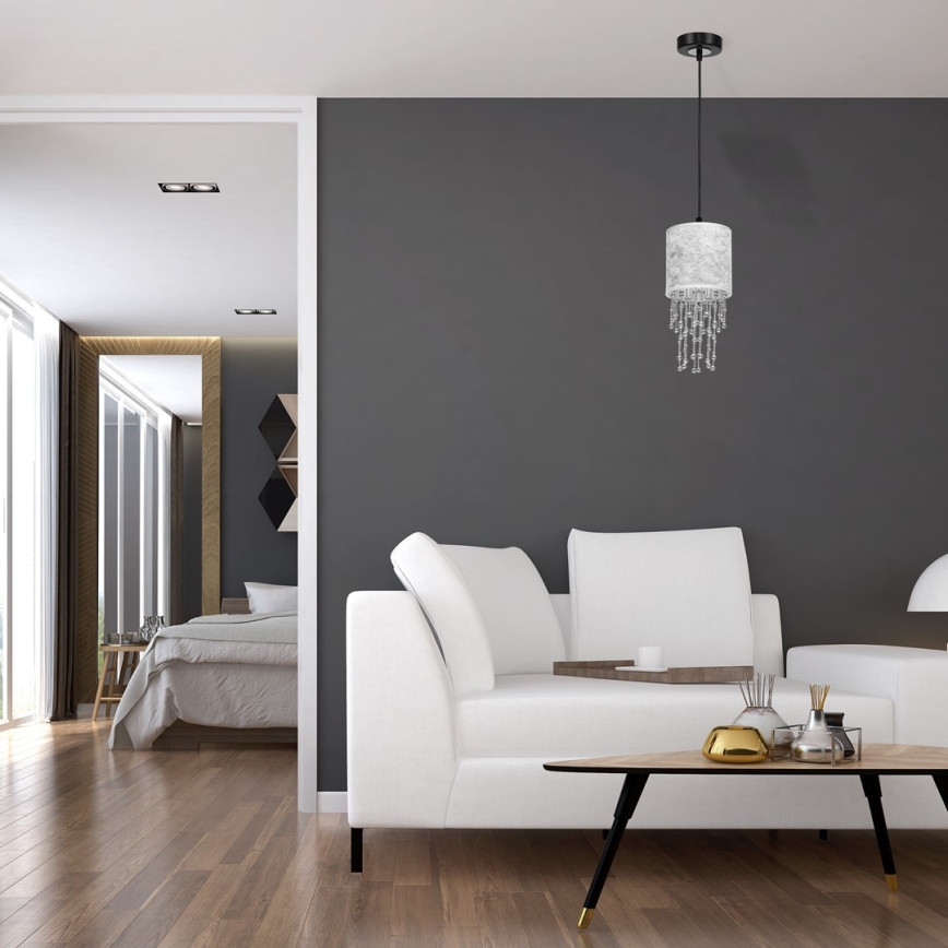 Hanglamp aan koord ALMERIA 1xE27/60W/230V