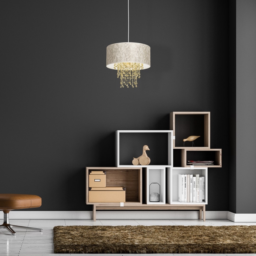 Hanglamp aan koord ALMERIA 1xE27/60W/230V