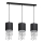 Hanglamp aan koord ALMERIA 3xE27/60W/230V