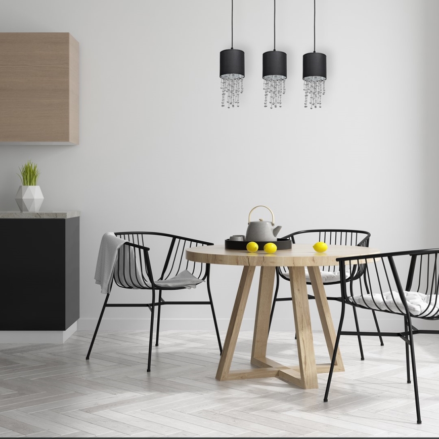 Hanglamp aan koord ALMERIA 3xE27/60W/230V