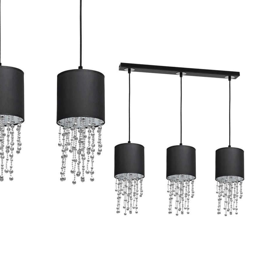 Hanglamp aan koord ALMERIA 3xE27/60W/230V