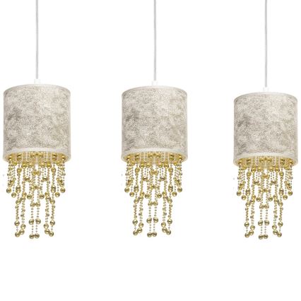 Hanglamp aan koord ALMERIA 3xE27/60W/230V