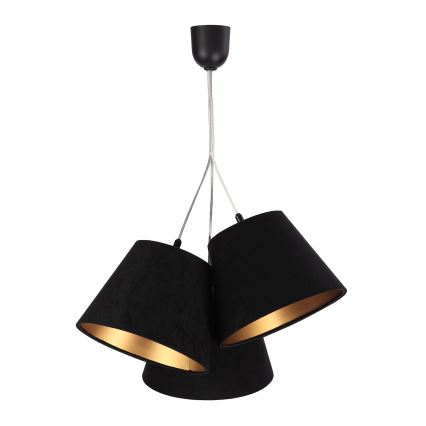 Hanglamp aan koord AMBROSIA 3xE27/60W/230V