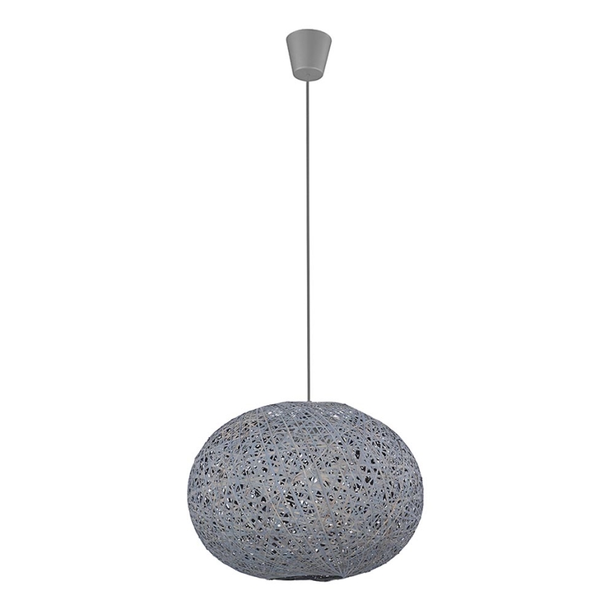 Hanglamp aan koord BACKAZ GRAY 1xE27/60W/230V