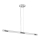 Hanglamp aan koord BASTONE WHITE 2xE14/40W/230V wit/chroom glans