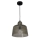 Hanglamp aan koord BELL 1xE27/60W/230V grijs