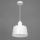 Hanglamp aan koord BELL 1xE27/60W/230V wit