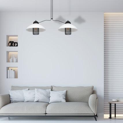 Hanglamp aan koord BJORN 2x E27 / 60W / 230V