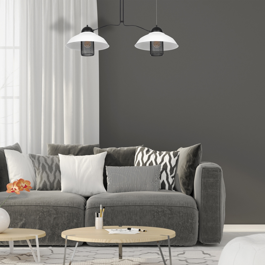 Hanglamp aan koord BJORN 2x E27 / 60W / 230V