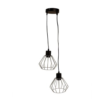 Hanglamp aan koord BONOX 2x E27 / 60W / 230V