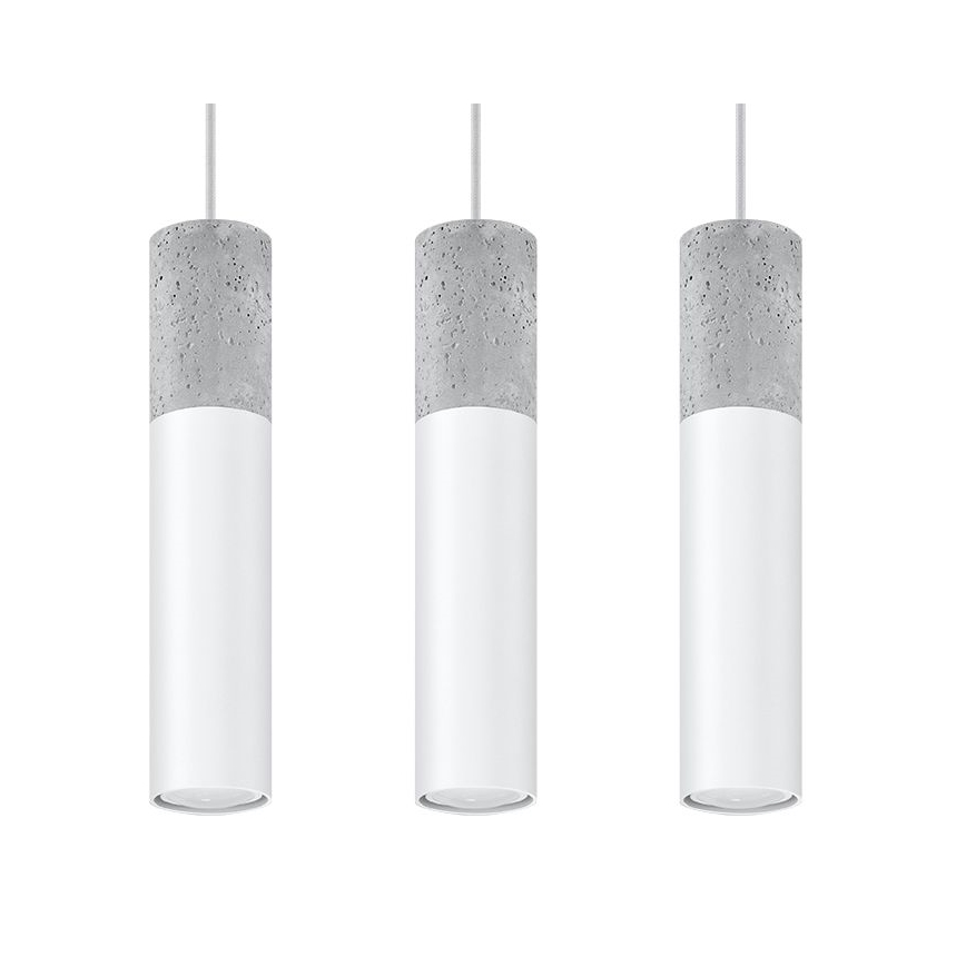 Hanglamp aan koord BORGIO 3xGU10/40W/230V