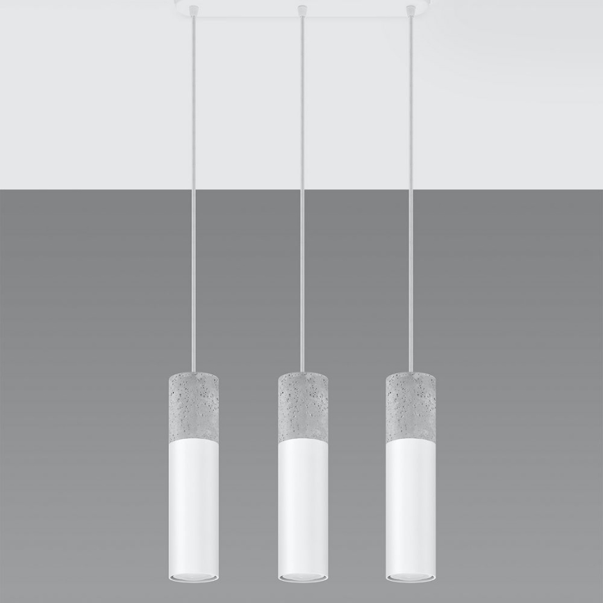 Hanglamp aan koord BORGIO 3xGU10/40W/230V