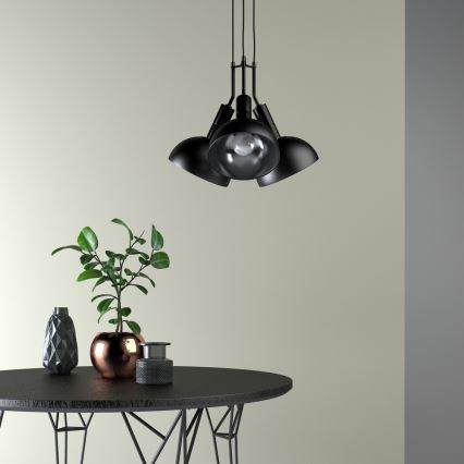 Hanglamp aan koord BUFFI 3xE27/60W/230V