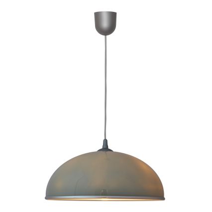 Hanglamp aan koord CIRCLE 1xE27/15W/230V grijs