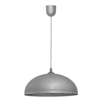 Hanglamp aan koord CIRCLE 1xE27/15W/230V grijs