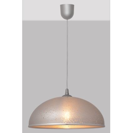 Hanglamp aan koord CIRCLE 1xE27/15W/230V grijs
