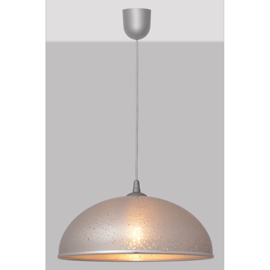Hanglamp aan koord CIRCLE 1xE27/15W/230V grijs