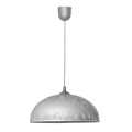 Hanglamp aan koord CIRCLE 1xE27/15W/230V grijs