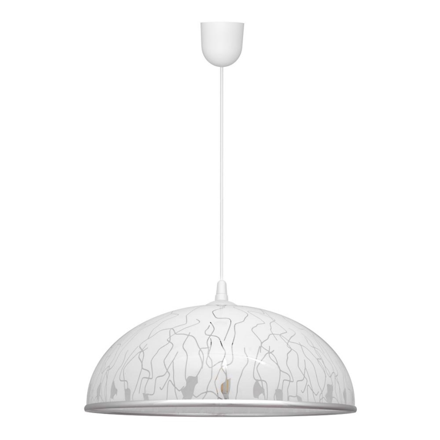 Hanglamp aan koord CIRCLE 1xE27/15W/230V wit
