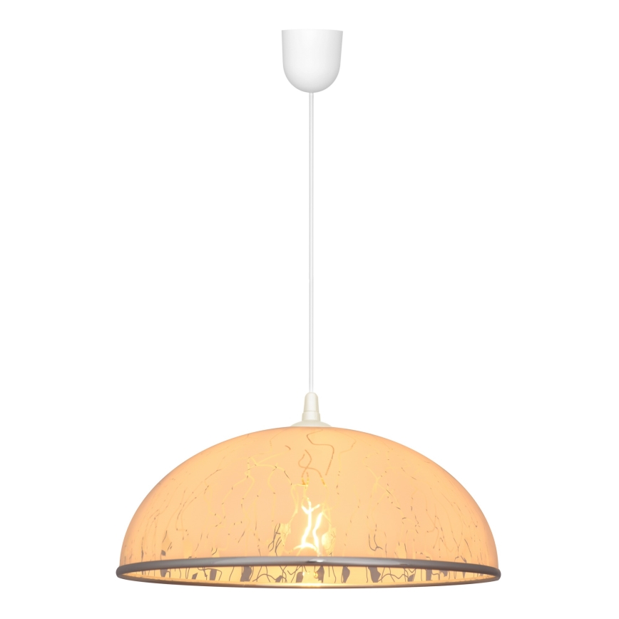 Hanglamp aan koord CIRCLE 1xE27/15W/230V wit