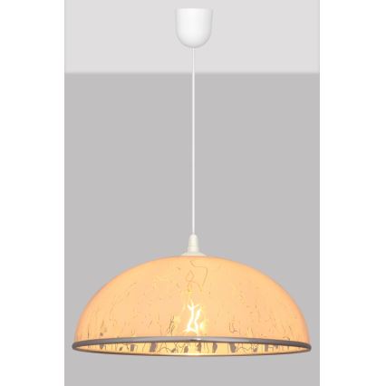 Hanglamp aan koord CIRCLE 1xE27/15W/230V wit