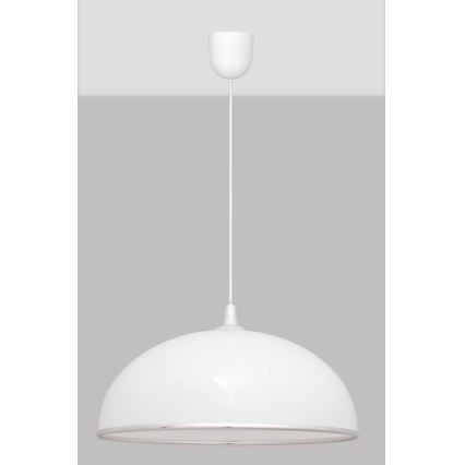 Hanglamp aan koord CIRCLE 1xE27/15W/230V wit