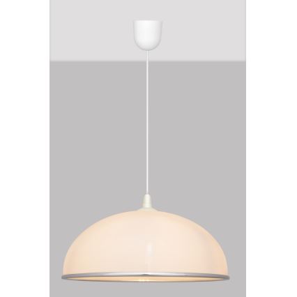 Hanglamp aan koord CIRCLE 1xE27/15W/230V wit