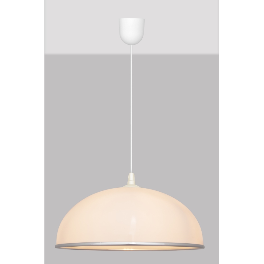 Hanglamp aan koord CIRCLE 1xE27/15W/230V wit