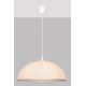 Hanglamp aan koord CIRCLE 1xE27/60W/230V wit