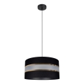 Hanglamp aan koord CORAL 1xE27/60W/230V zwart