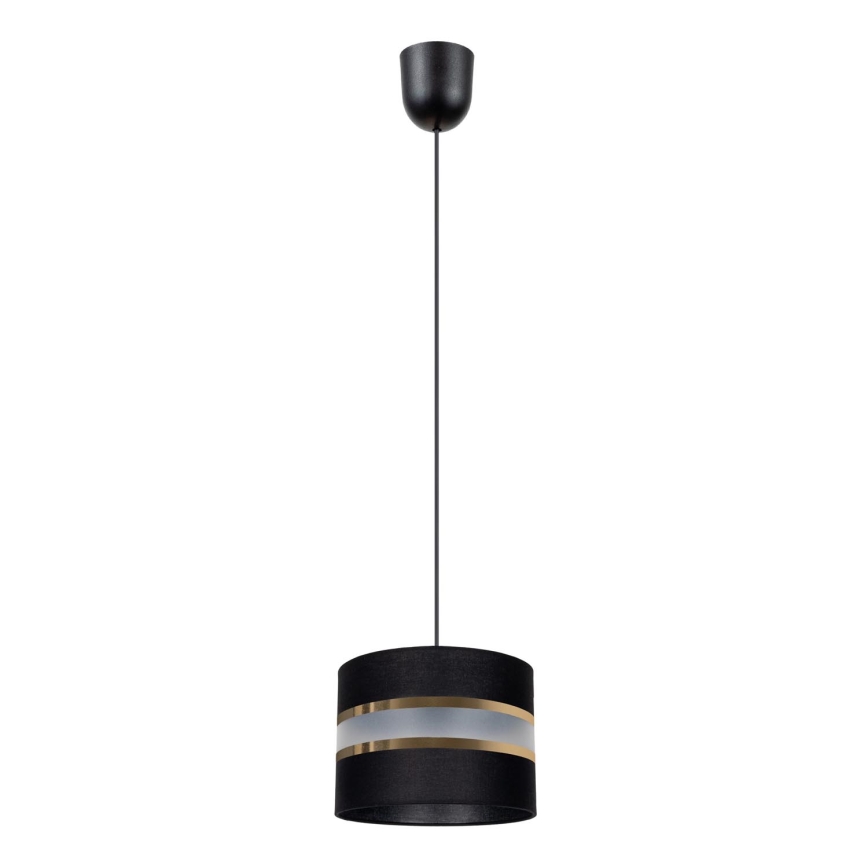 Hanglamp aan koord CORAL 1xE27/60W/230V zwart