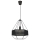 Hanglamp aan koord CRISTAL NEW 1xE27/60W/230V zwart