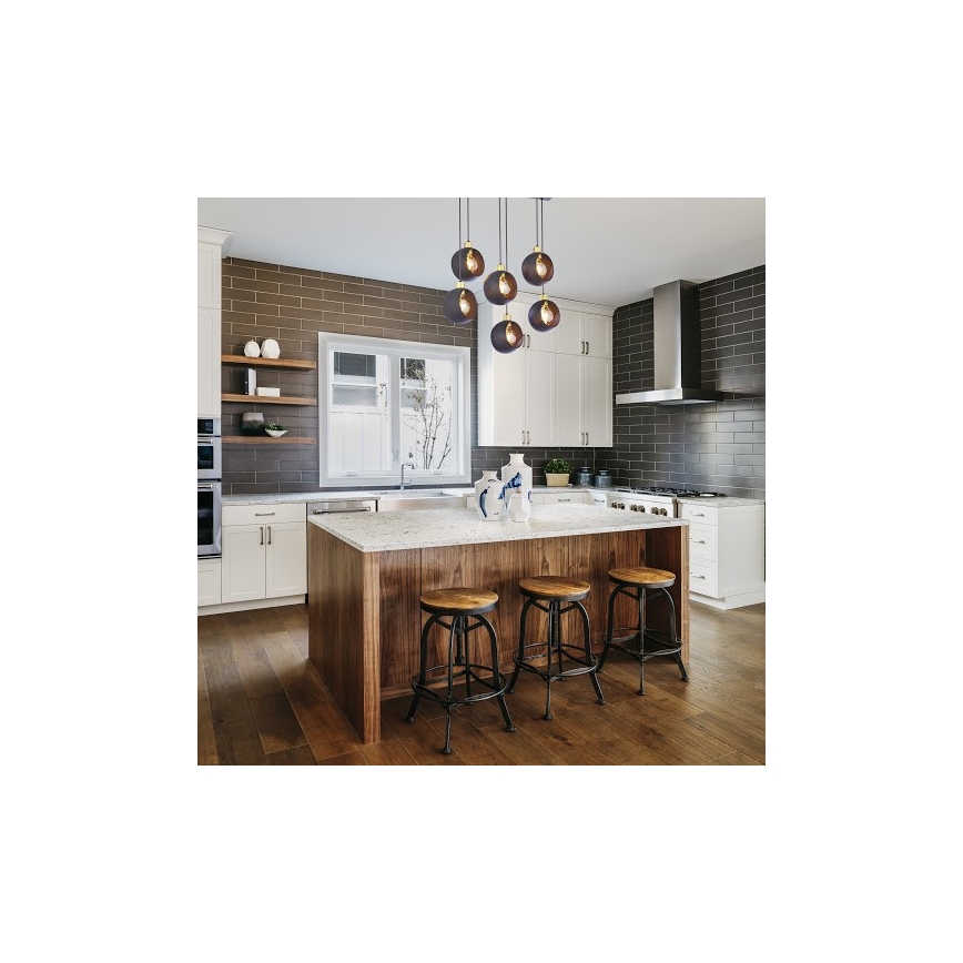 Hanglamp aan koord CYKLOP 6xE27/60W/230V