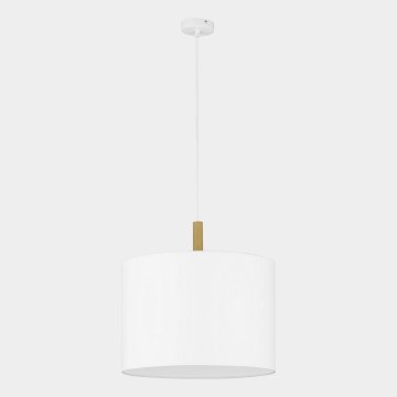 Hanglamp aan koord DEVA 1xE27/25W/230V wit