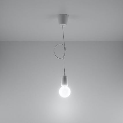 Hanglamp aan koord DIEGO 1xE27/60W/230V