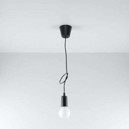 Hanglamp aan koord DIEGO 1xE27/60W/230V