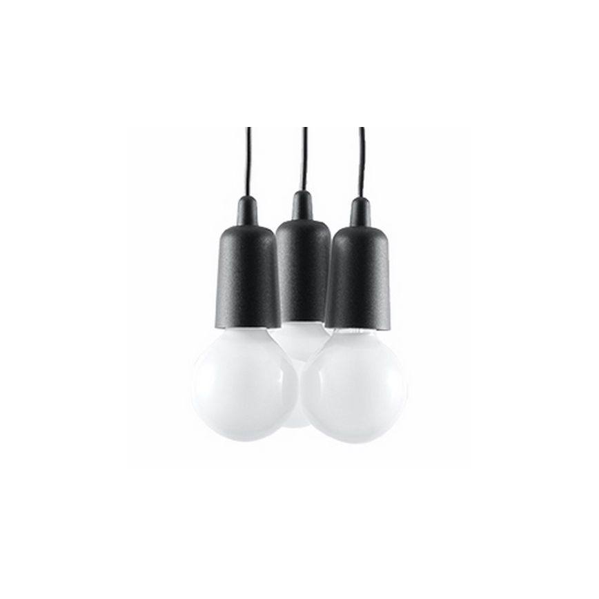 Hanglamp aan koord DIEGO 3xE27/60W/230V