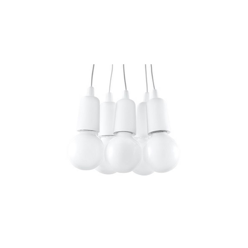 Hanglamp aan koord DIEGO 5xE27/60W/230V