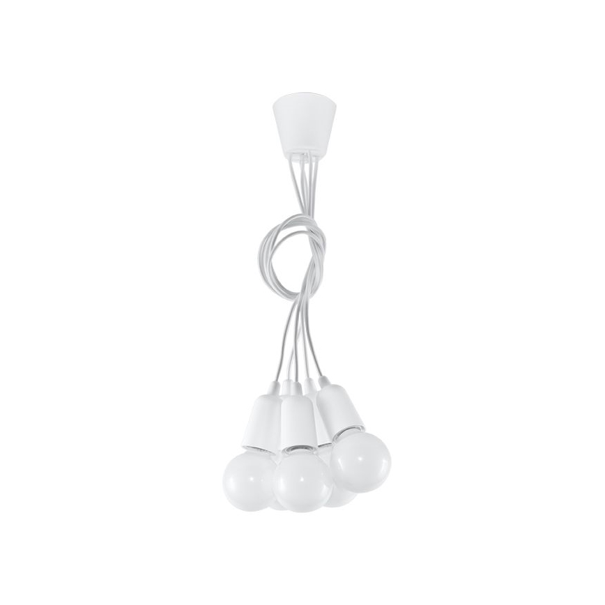 Hanglamp aan koord DIEGO 5xE27/60W/230V