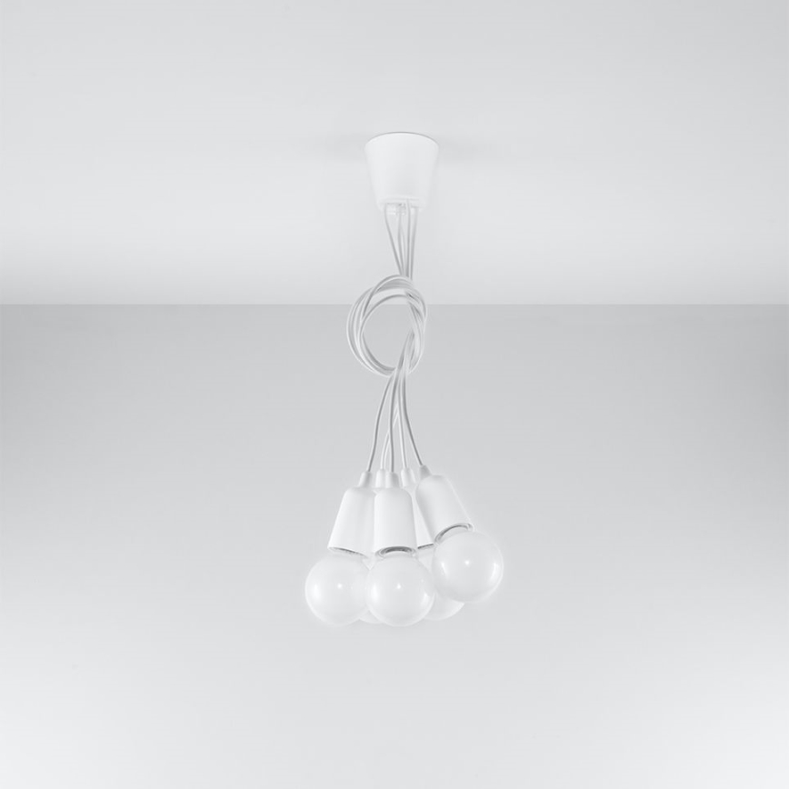 Hanglamp aan koord DIEGO 5xE27/60W/230V