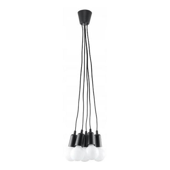 Hanglamp aan koord DIEGO 5xE27/60W/230V