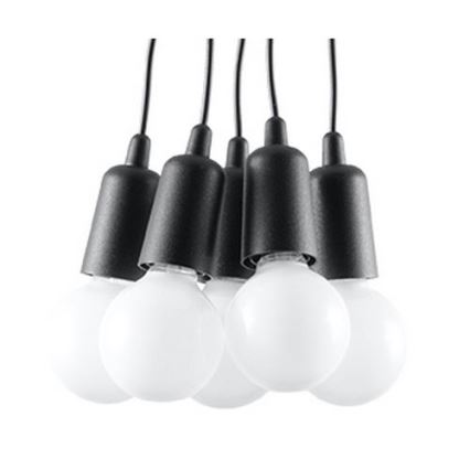 Hanglamp aan koord DIEGO 5xE27/60W/230V