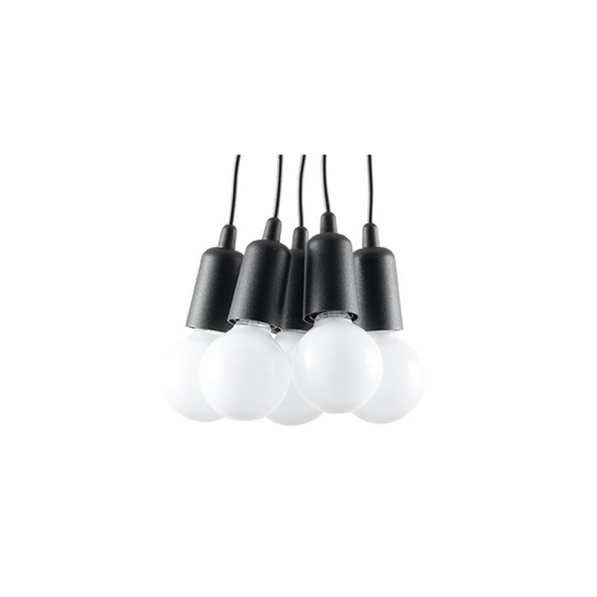 Hanglamp aan koord DIEGO 5xE27/60W/230V