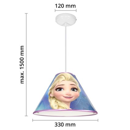 Hanglamp aan koord DISNEY FROZEN 1xE27/40W/230V