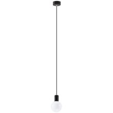 Hanglamp aan koord EDISON 1xE27/60W/230V zwart