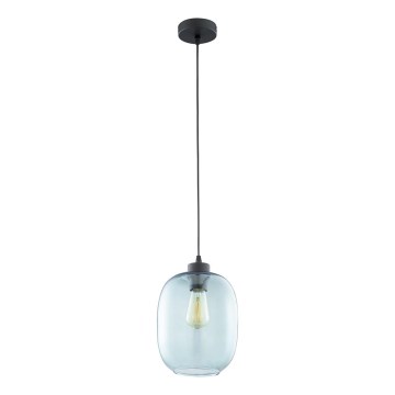 Hanglamp aan koord ELIO 1xE27/15W/230V blauw