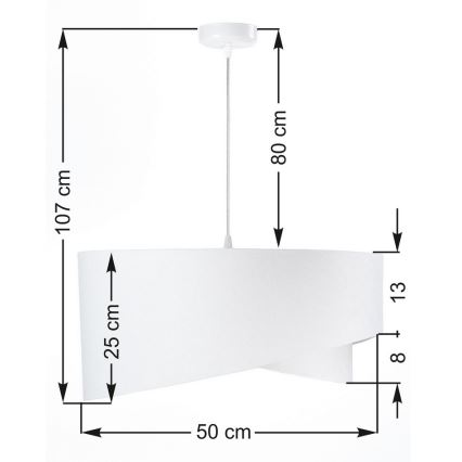 Hanglamp aan koord GALAXY 1xE27/60W/230V