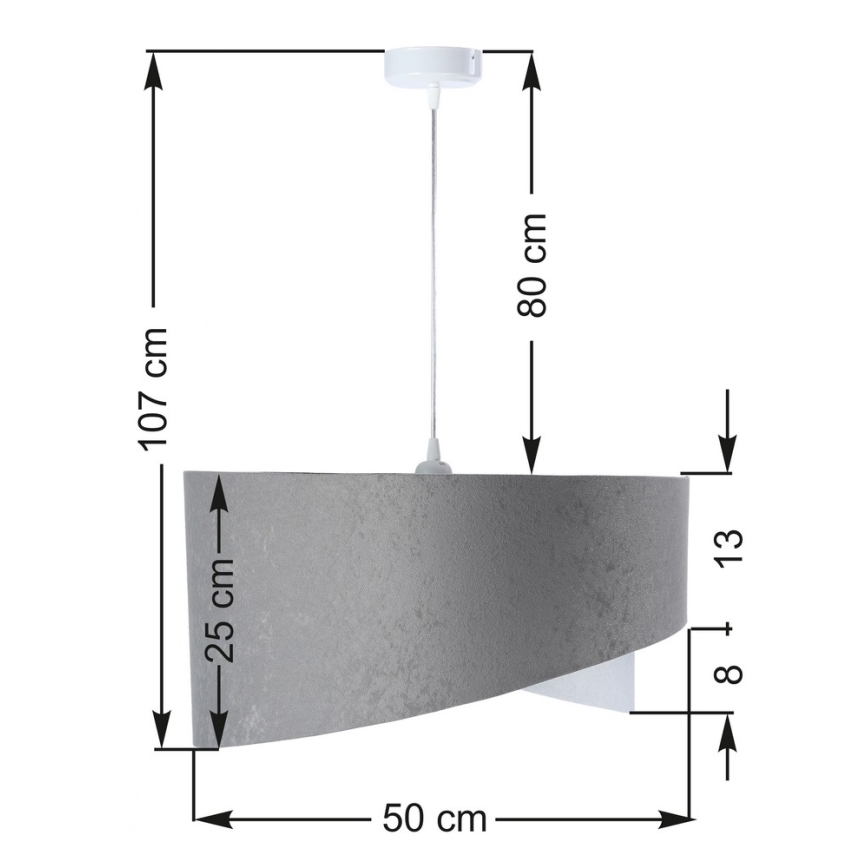 Hanglamp aan koord GALAXY 1xE27/60W/230V