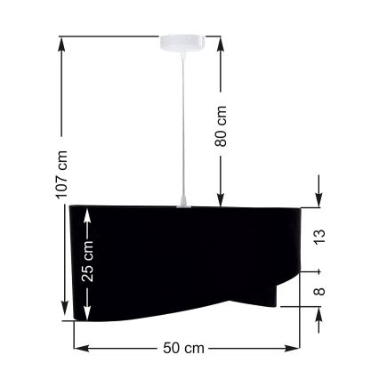 Hanglamp aan koord GALAXY 1xE27/60W/230V