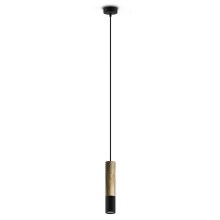 Hanglamp aan koord GLEIZ WOOD 1xGU10/35W/230V